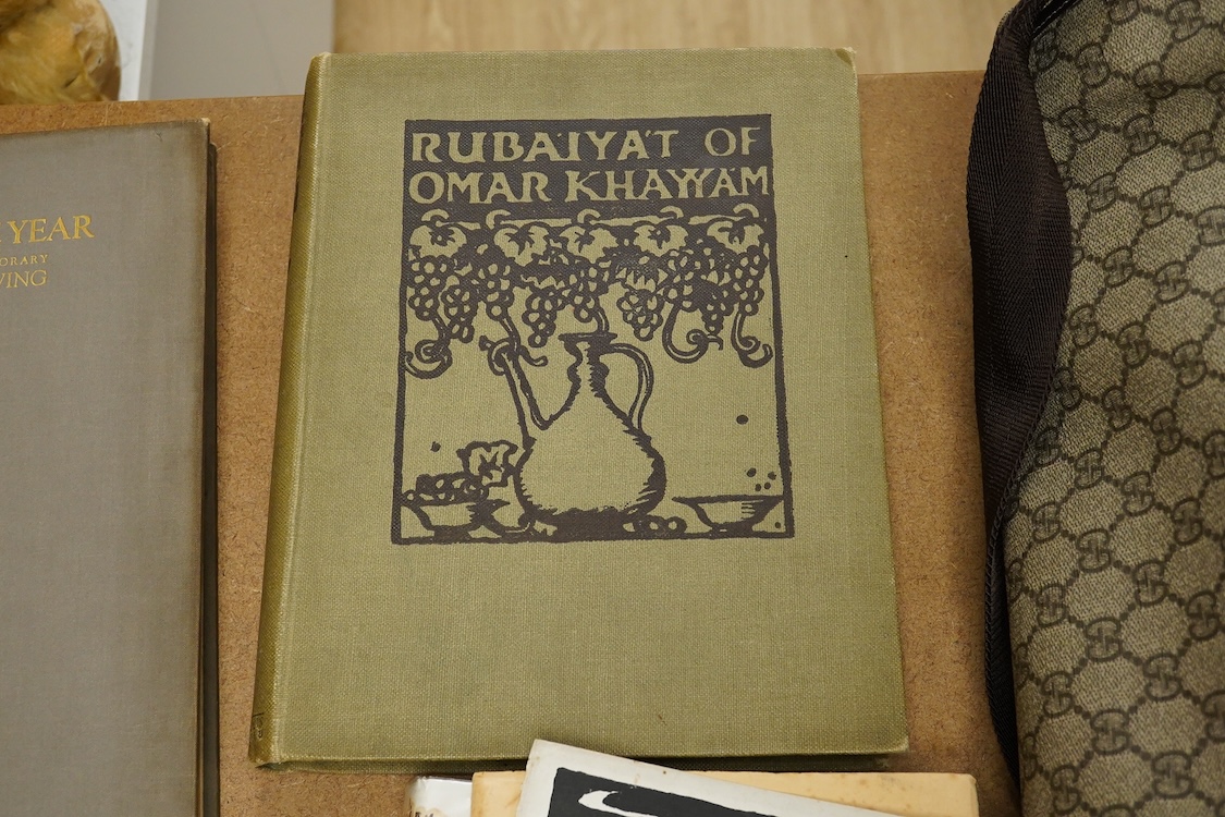 Brangwyn, Frank. The Rubaiyat of Omar Khayyam. illus. 15 colour plates. original decorated cloth. 4to. T.N. Foulis. 1920